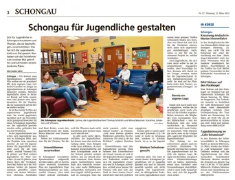 Jugendwerkstatt Schongau diskutiert im Juze