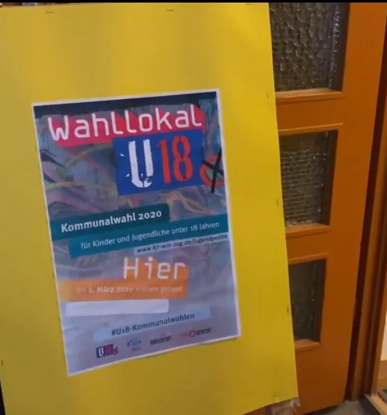 Wahllokal U18 Bundestagswahl 2020